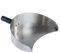 FVPKYUR 22,5 x 17,5 x 8 cm - Poêle à viande en acier inoxydable - Pelle à viande légère avec poignée - Pelle à rôtir portable - Pelle à barbecue résistante à la chaleur - Pour kebab, tournebroche