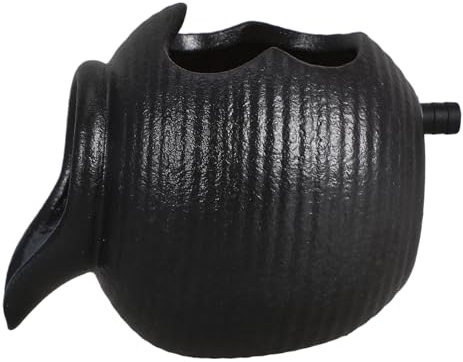 HIAKDOFT Circulating Garden Fountain Spitter with Waterfall Ceramic Jar Versatile Outdoor and Indoor Decoration for Hydroponic Plants Aquariums and Fish Ponds