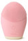 Spazzola detergente viso sonica in silicone BOREAL - Detergente viso elettrico per pelli grasse e sensibili - Rimozione punti neri, anti-età, massaggiatore viso delicato e impermeabile - Rosa