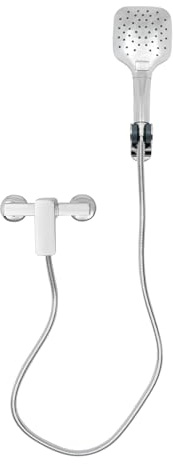 Robinet de douche en argent, kit de robinetterie de douche, robinet de douche mural, pour hôtels, centres de bain, piscines, salles de sport