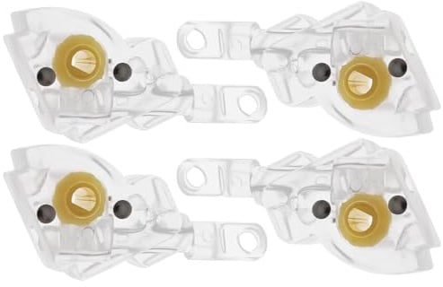 Flacher Stab-Steuermechanismus, Ersatzteil Für -Reparatur, Robustes Kippgetriebe, Sanfte Drehsteuerung Mit Langlebigem Design | -Kippmechanismus Für Fensterjalousien