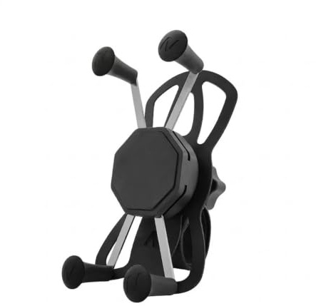 X Grip Phone Mount Motorcycle Handlebar Mount Lock Bicycle Mobiel Phone Holder with Tough-Strap Handlebar Base for Ram Mount