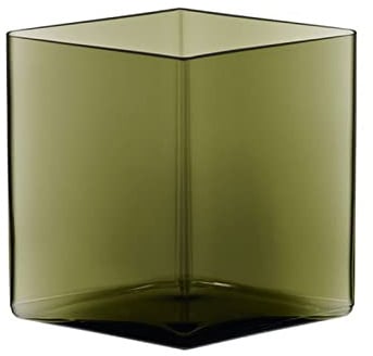 Iittala 1015574 Vase,moosgrün, 205 x 180 mm