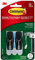 Command Outdoor Black Stainless Steel Wire Hooks - 2 Hooks, 3 Adhesive Strips - Damage Free Hanging