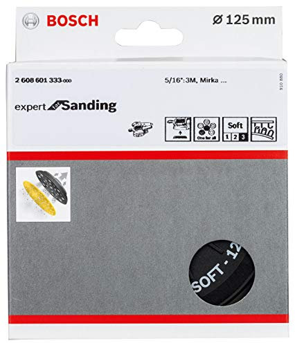 Bosch Professional 1x Plateaux de ponçage Multihole Universal (Exécution souple, Ø 125 mm, Accessoires Ponceuse excentrique)