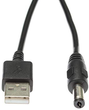 Kingfisher Technology - 2m Black USB Charger Charging Power Cable Lead Adaptor (22AWG) Compatible with View Quest VQ Retro 1 DAB Radio