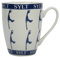 osters muschel-sammler-shop Kaffeebecher/Teebecher/blau-Weiss/Syltmotiv/Motiv Sylt/Sylter Becher/Strandtasse-Becher, All Over