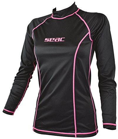 Seac T-Sun Long für Damen, schützendes Rash Guard-Tauchshirt zum Schnorcheln und Schwimmen mit Sonnenschutz