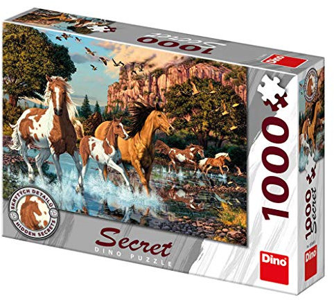 Dino Toys 532649 Pferde Geheime Sammlung Puzzle, 1000 pcs