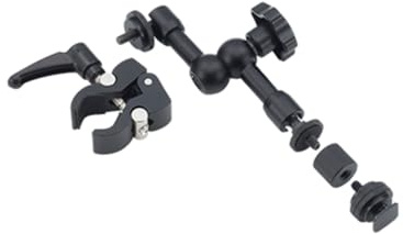 ZOOM HRM-7 Aluminum Mount for Handy Recorder – Flexible Clamp for Audio Recording