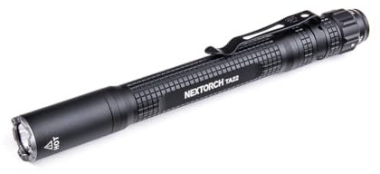 NEXTORCH TA22 - Slim Line Tactical LED Stift-Taschenlampe, 850 Lumen, Kopf mit Nano- Keramik Glasbrecher, Stroboskopfunktion