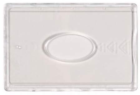 DCT Etui Rigide Porte Carte bancaire Plastique Transparent fabriqué en France Cartes bancaires Transport navigo étudiant Carte Vitale