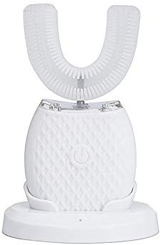 Ultrasonic Toothbrush, Automatic Toothbrush 360° Electric Sonic Toothbrush Tooth Whitening Kit with LED Light, IPX7 Waterproof, Hands Free Rechargeable Tooth Brush for Adults