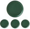 Swuut Lot de 4 mini assiettes à apéritif en céramique mates, 15 cm, vertes