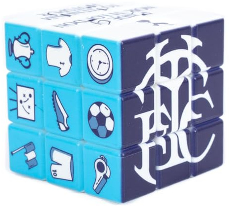 Tottenham Hotspur Rubiks Cube Toy - White/Navy, 8 x 12 x 16 cm