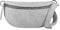 Made in Italy OBC Damen Leder Tasche Gürteltasche Crossbody Hüfttasche Bauchtasche Hüfttasche Umhängetasche Cross-Over Bodybag Schultertasche Handytasche Geldtasche (Hellgrau (Wildleder))