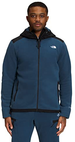THE NORTH FACE Herren Alpine Polartec 200 Hooded Jacke, Shady Blue-TNF Black, L