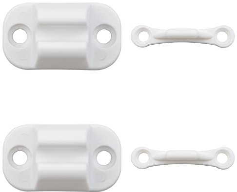 ZEALfix Fermaporta Camper 2 PZ Blocco Porta per Roulotte Serratura Accessori Rimorchio Caravan Camper Gancio di Plastica Staffa Ricambi