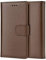Genuine Leather Bookcase for iPhone 14, Premium authentic Genuine Leather Wallet case with Magnetic, Kickstand, Cash & Card Slots Stockproof Slim Flip bookcase cover 6.1 (Brown)