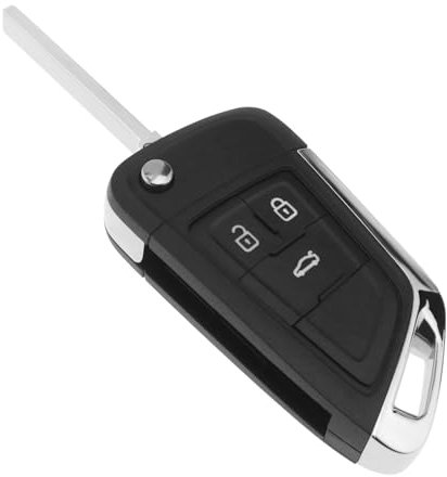 ECSiNG Guscio Chiave Telecomando Pieghevole Per Auto Custodia Pieghevole Per Chiave Telecomando Pieghevole A 3 Pulsanti Compatibile Con Opel Astra H Mokka Ampera Insignia A