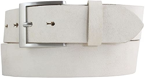 BELTINGER Herren-Gürtel aus weichem Vollrindleder Vintage-Look 4 cm | Jeans-Gürtel für Herren 40mm | Ledergürtel Used-Look