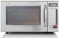 SHARP S1282AE Professionelles Mikrowellengerät (Mikrowelle: 1000W, 11 Leistungsstufen, Schnellauftaufunktion, Doppelmengeneinstellung, 28 L) Silber