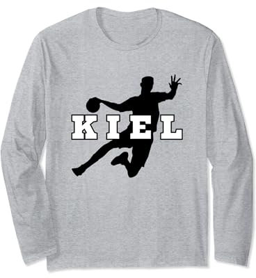 Kiel Handball Mannschaft Verein Fan Schleswig-Holstein weiss Langarmshirt