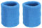 PATIKIL 2 Packung Schweißbänder Handgelenk 8x10cm Weiche Verdickte Baumwolle Fitness Arm Schweißband für Tennis Basketball Fußball, Himmel Blau