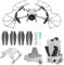 DJI Mini 4 Pro Propellerschutz, Propeller für Mini 4 Pro, Drohnen-Propellerschutz, Fahrwerk, Fixierer, Propellerhalter, Stützgurt, Drohnen-Zubehör-Set, kompatibel mit DJI Mini 4 Pro