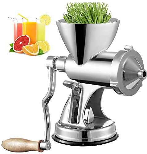 Manual Stainless Steel Wheatgrass Juicer Extractor Home Auger Slow r Vegetable Orange Juice Press Portable Blender