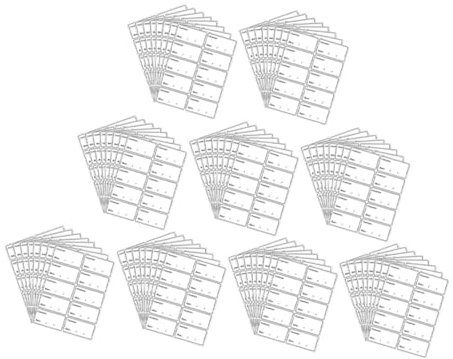 VILLCASE 3 Stück 5 Kühlschrank Etikettenaufkleber Datumsetiketten Honigglas Etiketten Küchenkanister Etiketten Lebensmitteletiketten Für Behälter Küchenetiketten Für Kanister
