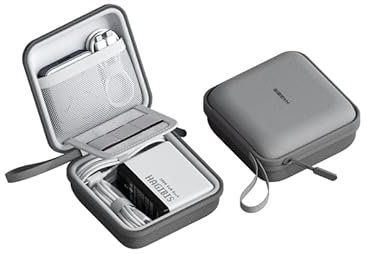 Hagibis Organizador de artículos electrónicos, Estuche Organizador de Cables, portátil, Impermeable, para Cable, Cargador, Banco de energía, Tarjeta SD, Mouse, Disco Flash USB (DPB01 Gris)