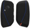 kwmobile Carcasa Compatible con Llavero de BMW 4 Botones X7 X1 U11 IX ix1 Serie 7 G07 I7 Llave del Auto Funda - Funda para Mando de Coche de Silicona - Negro/Azul