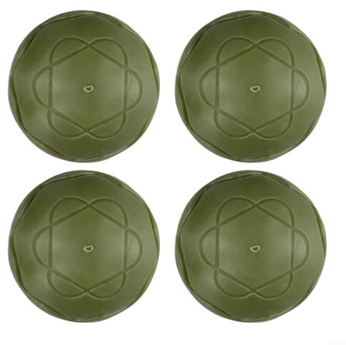 Pie de silla de exterior para almohadillas, diseño esférico para evitar hundirse en zonas fangosas (verde)