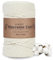 VORHOT Makramee Garn 5mm x 120m Beige, Baumwollkordel Natur, Makramee Baumwollgarn, Baumwoll Bastelschnur 5mm für DIY Handwerk Basteln Stricken Boho Deko Wandbehang Dekoration Wohnzimmer Balkon