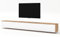 AXLIVING Lowboard 3x100cm Loriano TV Board Eiche Wotan/weiß Hochglanz