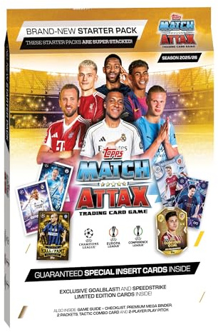 Starter Pack Match Cards Attax Ucl 25-26