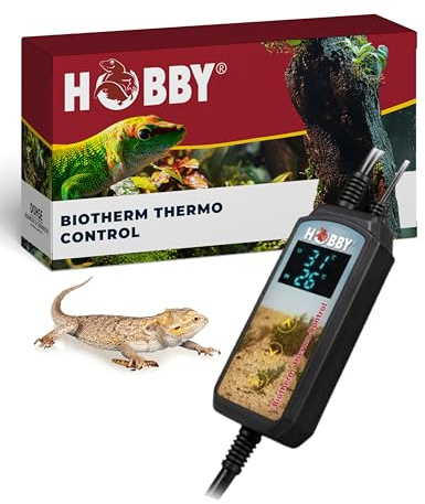 Hobby Terraristik Biotherm Thermo Control I Digitaler Temperaturregler für Terrarien & Aquarien I Präzises Thermostat mit PID-Technologie 5-65°C I Klima-Steuerung für Inkubator & Gewächshaus