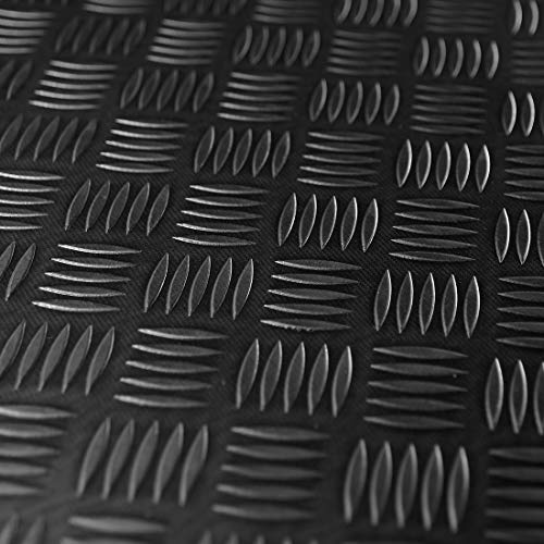 2m² Riffelblechgummimatte 1,50m x 1,34m, Stärke: 3mm, Premium Gummimatte