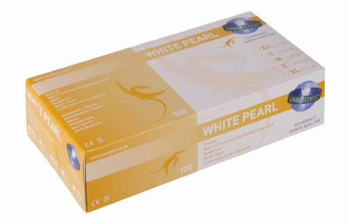 Unigloves White Pearl Nitrilhandschuhe Nitril Handschuhe OHNE LATEX Größe Medium