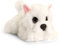 Lashuma Keel Toys Plüschtier Hund Westie, Kuscheltier Weiß, Stofftier Hündchen liegend 32 cm