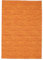 RugVista, Kelim Loom, Teppich, Kurzflor Teppich, 160 x 230 cm, Rechteckiger, Moderner Kelim Teppich, Wolle, Flur, Schlafzimmer, Küche, Wohnzimmer, Orange, Orange