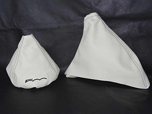 Schaltmanschette Schaltsack Handbremsmanchette Leder Stickerei