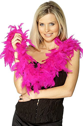 Trendandstylez 20er Jahre Federboa Boa Pink Federschal 150 cm
