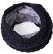 AISHNE Winter Loop Schal Damen Schlauchschal Rundschal Herren Loopshal Mit Pelz Wolle Schals Warme,Schwarz