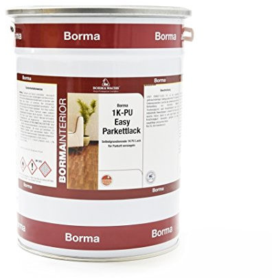1in2 Easy PU Parkettlack Treppenlack Korkbodenlack (Glanzfrei - 10, 5 Liter)
