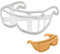 lunettes de laboratoire emporte-pièce, 1 pièce