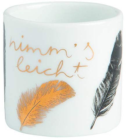Teelichthalter Helle Freude Feder