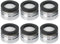 sourcing map 6pcs Aérateur de Robinet Mousseur Universel Remplacement pour Salle Bain Lavabo Cuisine Évier Bidet Robinet 22mm Male