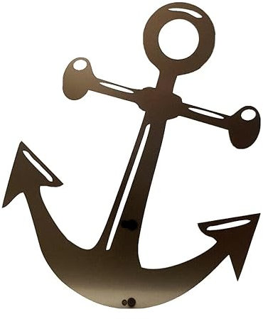 Gartenstecker ANKER Höhe ca. 50 cm Rost Rostdeko Gartendeko